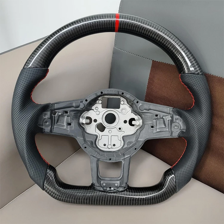 Sport Style Steering Wheel for Volkswagen Golf Mk7 7.5 Gti Gtr Gte Tiguan 2013-2019 Upgrade Accessories Interior Modification