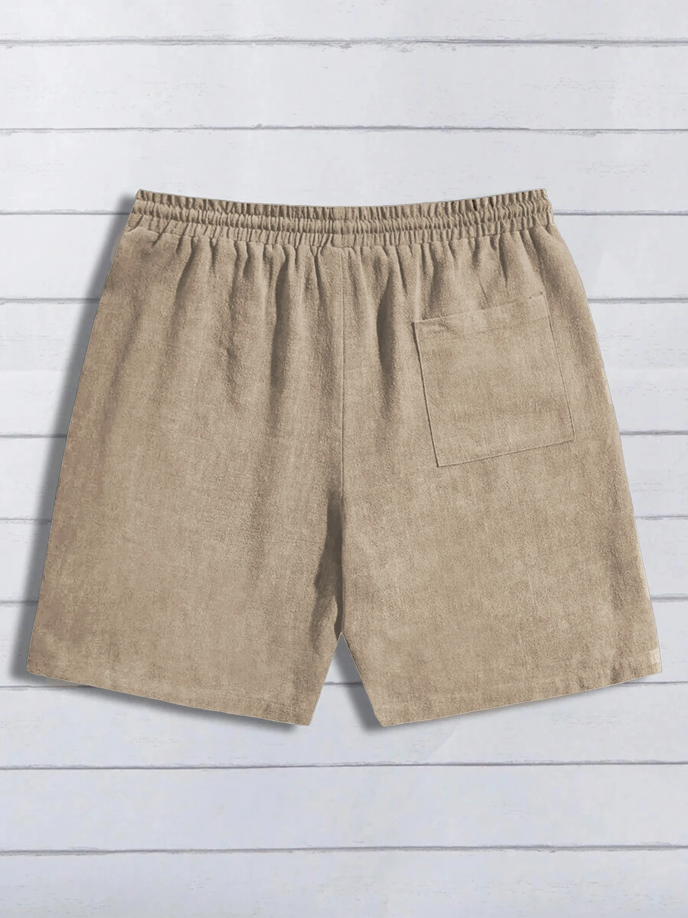 Summer thin linen shorts for men, loose and casual, five-inch pants, cotton and linen, breathable, suitable for beach and sports