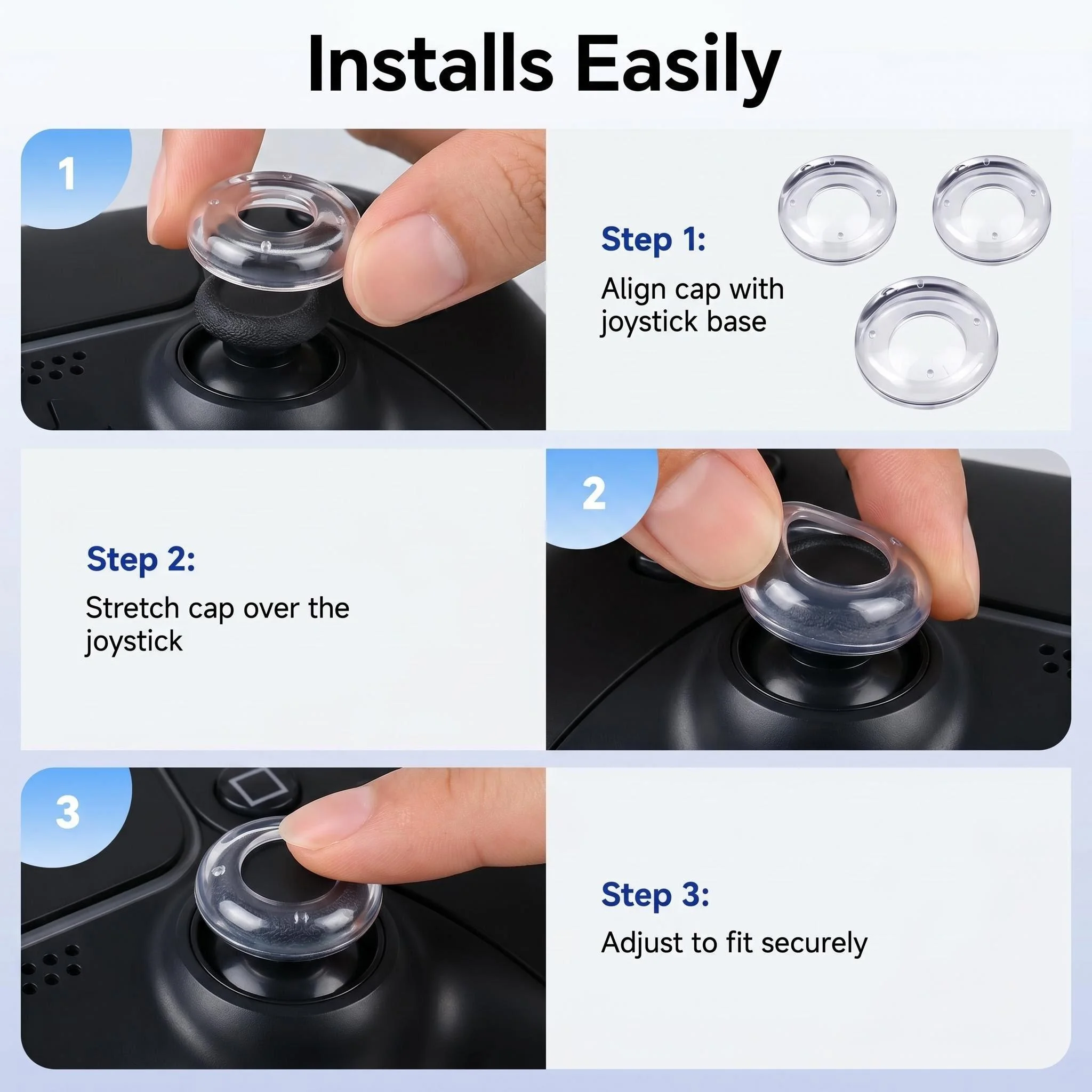 Rocker Caps For Nintendo Switch/OLED Joystick Controller Thumb Grip sticks Cover For PlayStation PS5 Portal/Steam Deck/ROG Ally