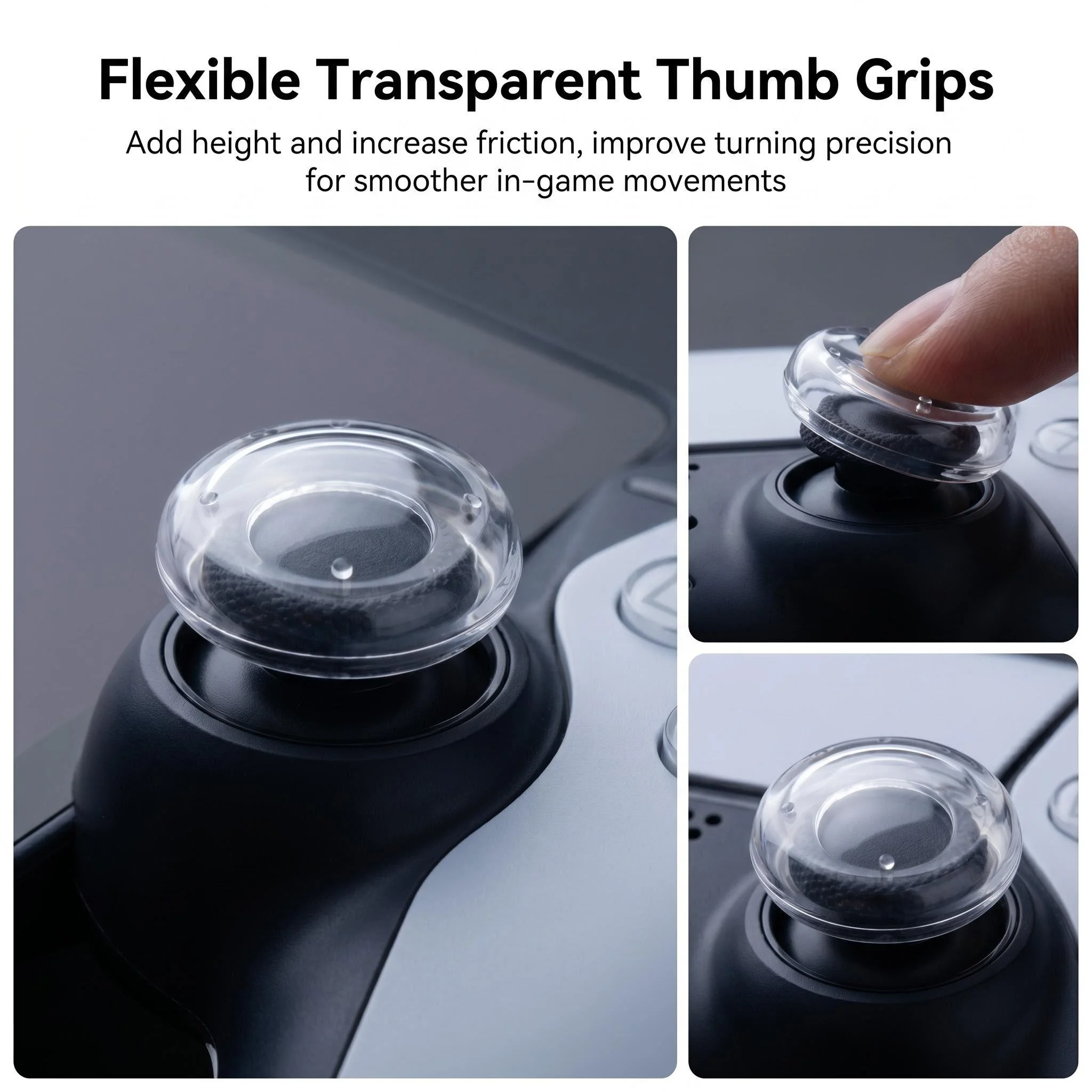Rocker Caps For Nintendo Switch/OLED Joystick Controller Thumb Grip sticks Cover For PlayStation PS5 Portal/Steam Deck/ROG Ally