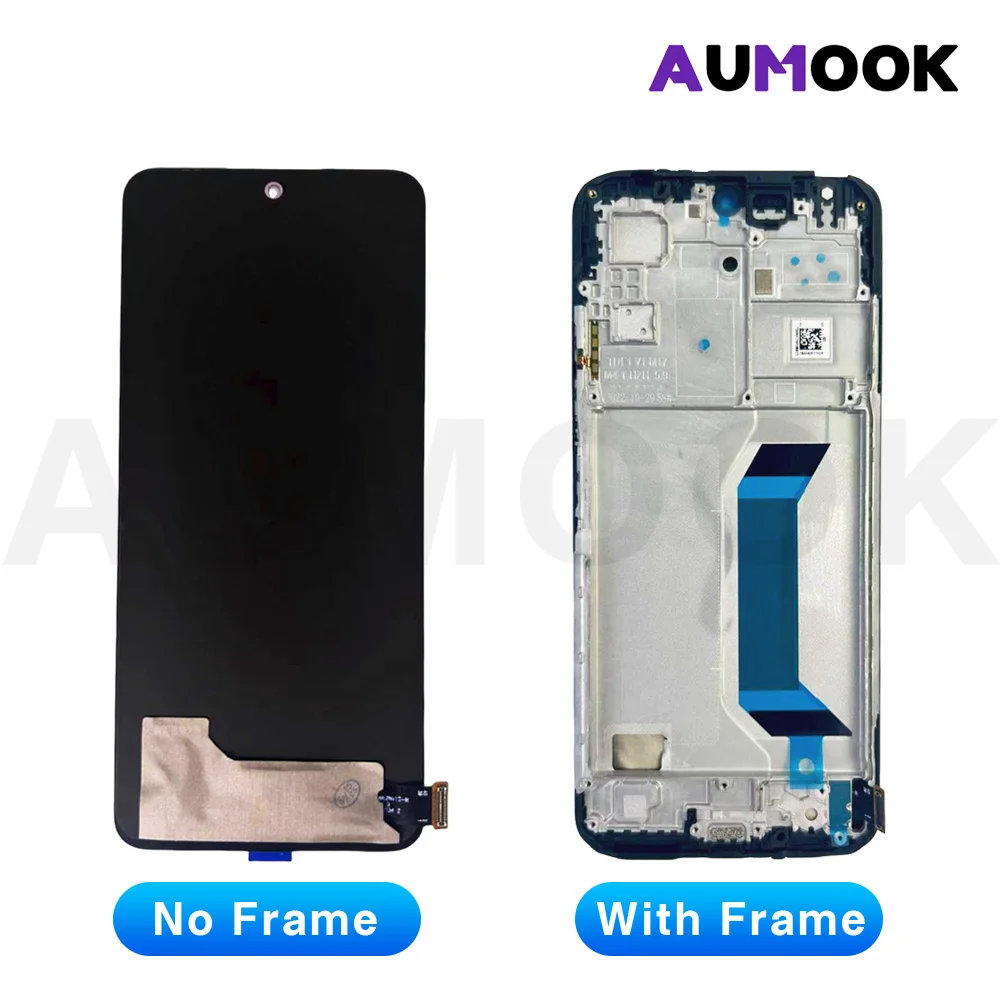 6.67" AMOLED For Xiaomi Redmi Note 12 4G 5G Screen Replacement LCD Display Touch Screen Digitizer 23021RAAEG 22111317I