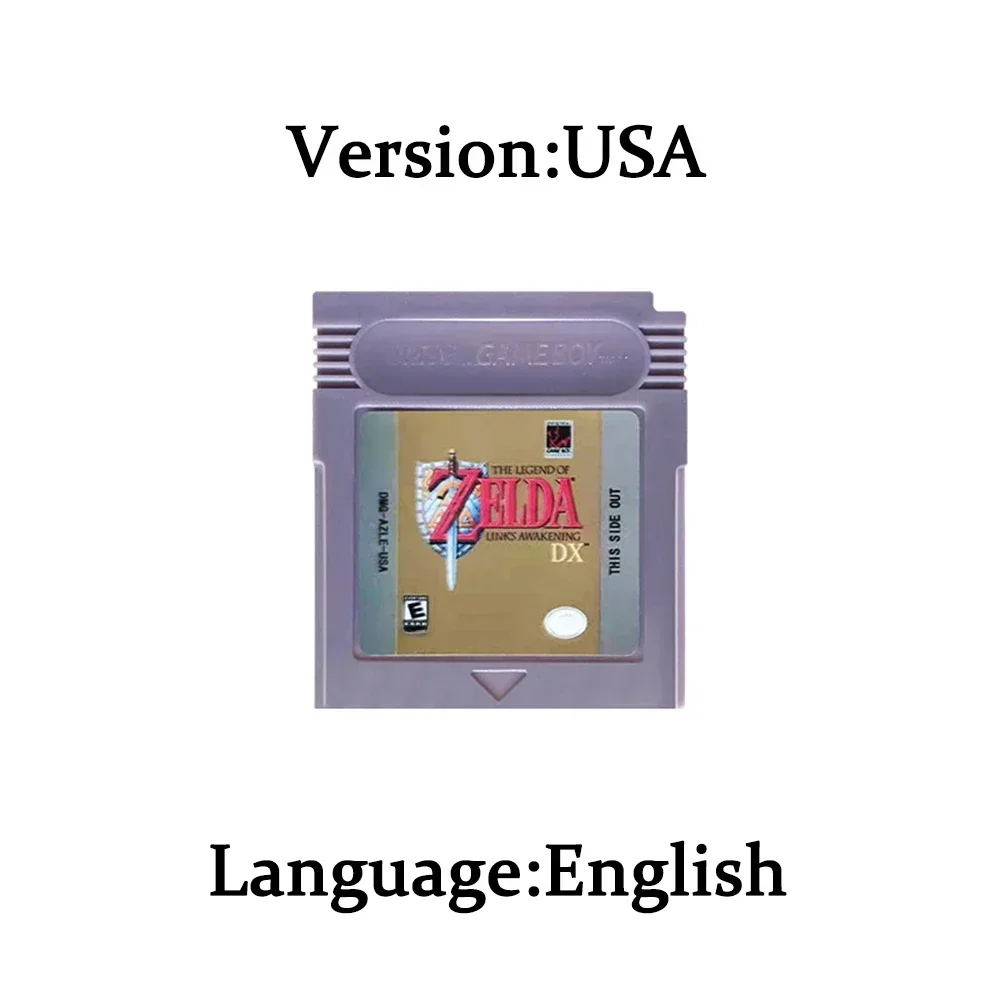 GBC Card 16 Bit Video Game Cartridge Console Card for Gameboy Awakening Oracle of Seasons Classic Game English Version