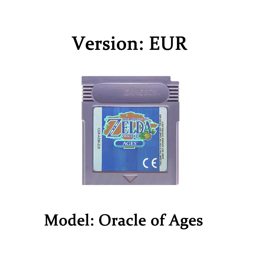 GBC Card 16 Bit Video Game Cartridge Console Card for Gameboy Awakening Oracle of Seasons Classic Game English Version