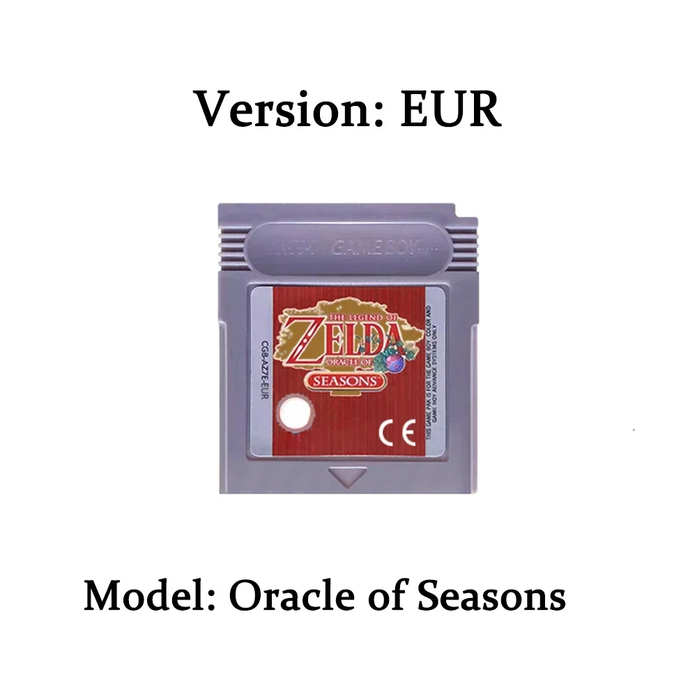 GBC Card 16 Bit Video Game Cartridge Console Card for Gameboy Awakening Oracle of Seasons Classic Game English Version