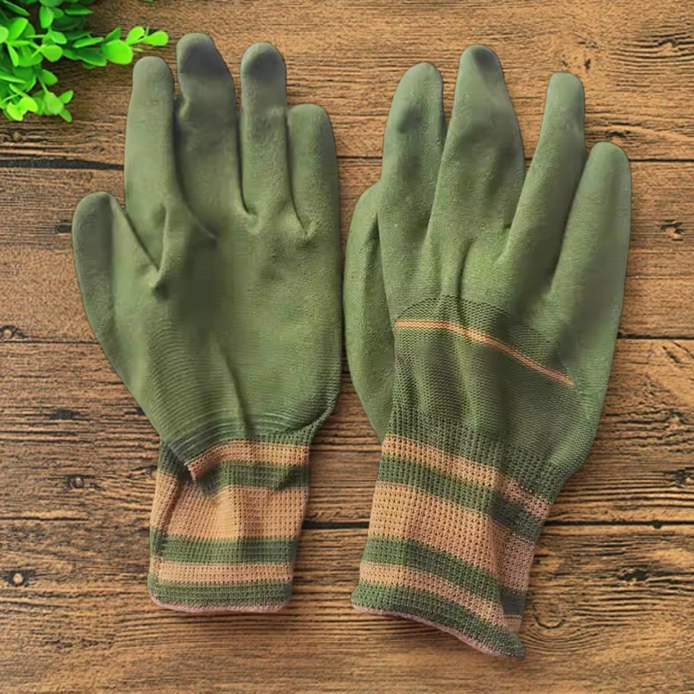 1/2 Pair of Gardening Gloves Stab-proof Wear-resistant Unisex Garden Gloves Cactus Rose and Blackberry Safe Planting Tool