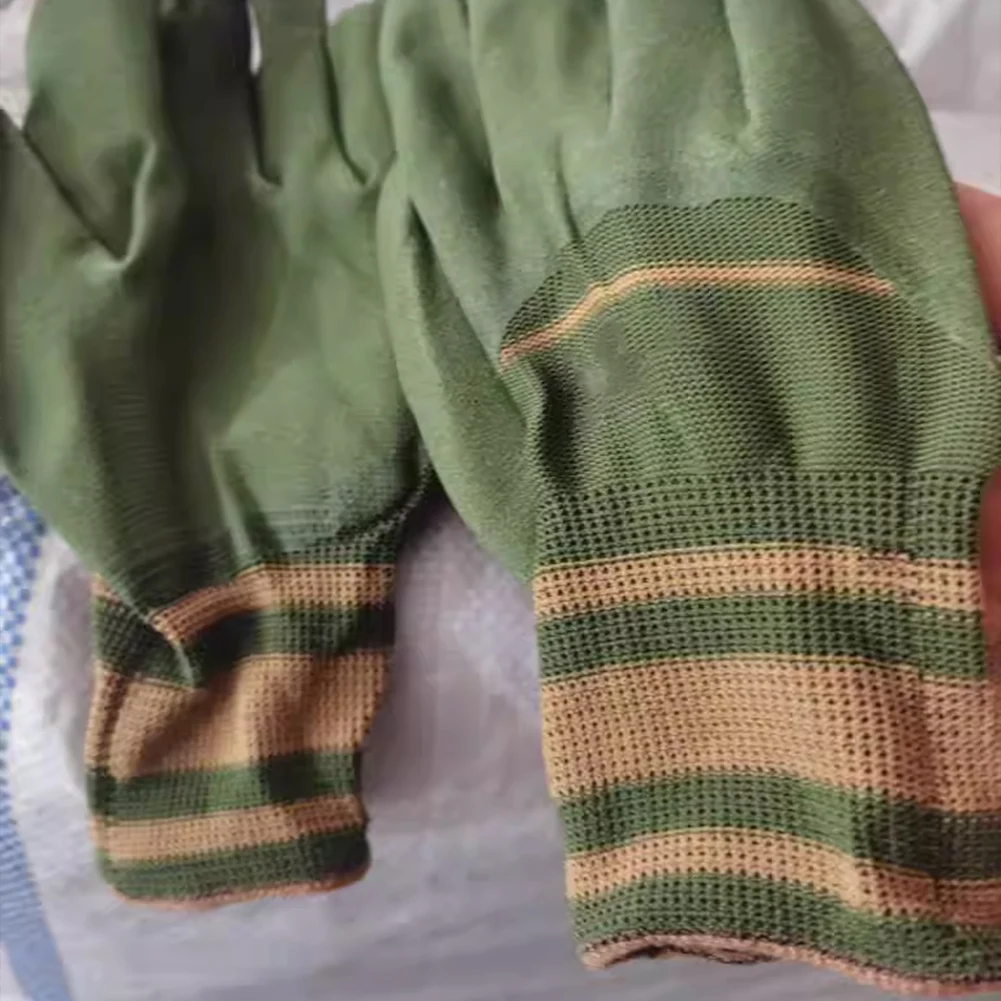 1/2 Pair of Gardening Gloves Stab-proof Wear-resistant Unisex Garden Gloves Cactus Rose and Blackberry Safe Planting Tool