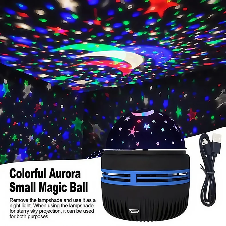 LED Lights Projector Starry Sky Night Light Projector Baby Lamp Decor Starry Moon Galaxy Projector for Kids Bedroom Decoration