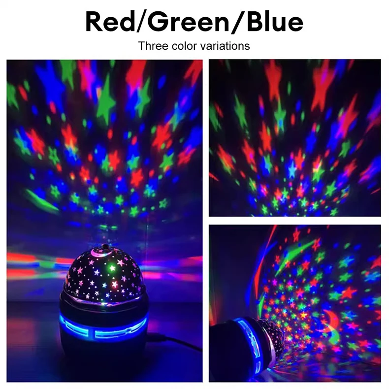 LED Lights Projector Starry Sky Night Light Projector Baby Lamp Decor Starry Moon Galaxy Projector for Kids Bedroom Decoration
