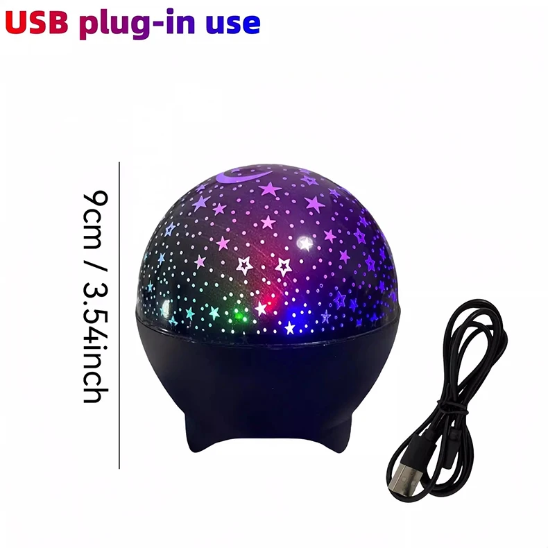 LED Lights Projector Starry Sky Night Light Projector Baby Lamp Decor Starry Moon Galaxy Projector for Kids Bedroom Decoration