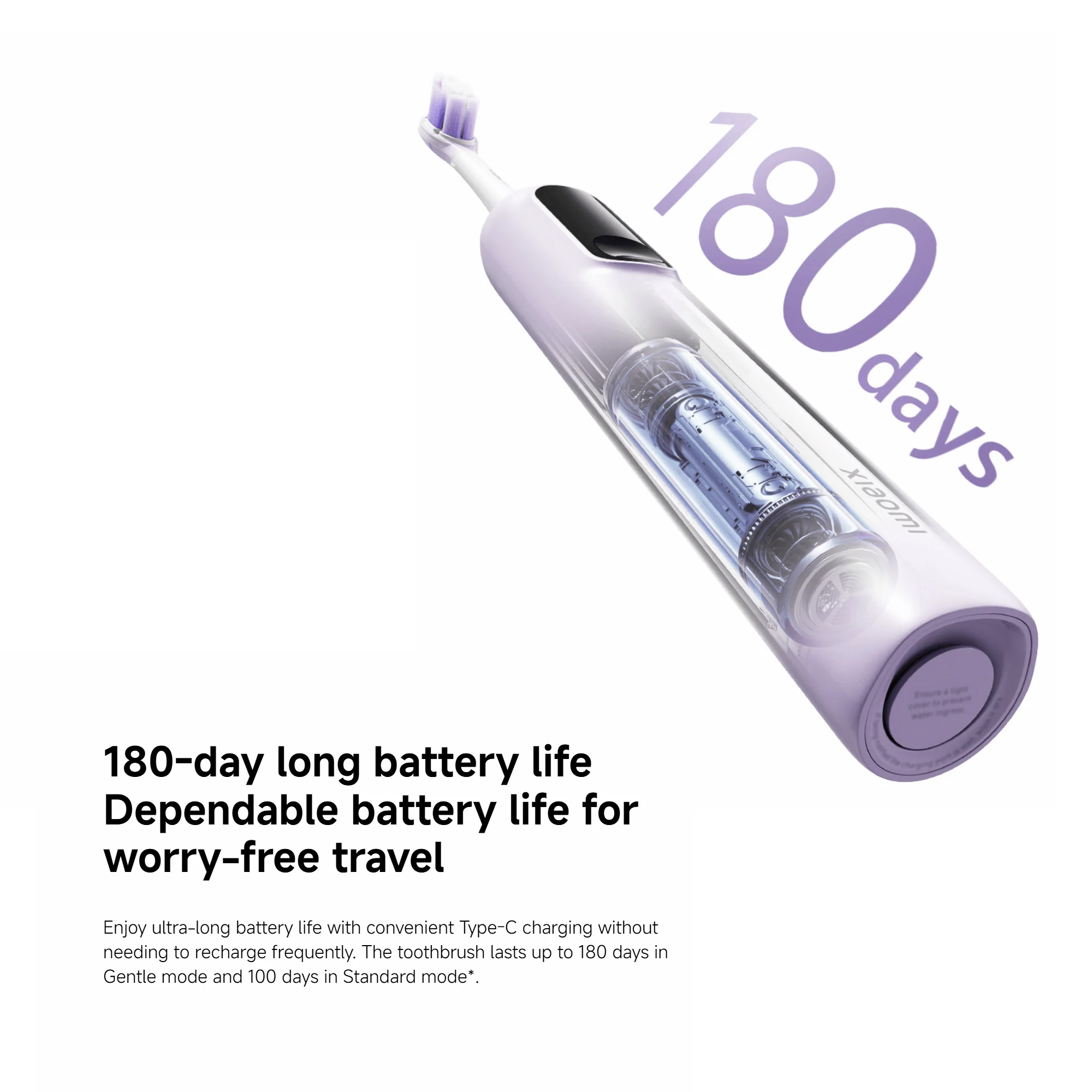 Xiaomi Oscillation Electric Toothbrush Pro EU Smart Colour Display Oscillating Ultrasonic Motor 180-day Long Battery Life IPX8
