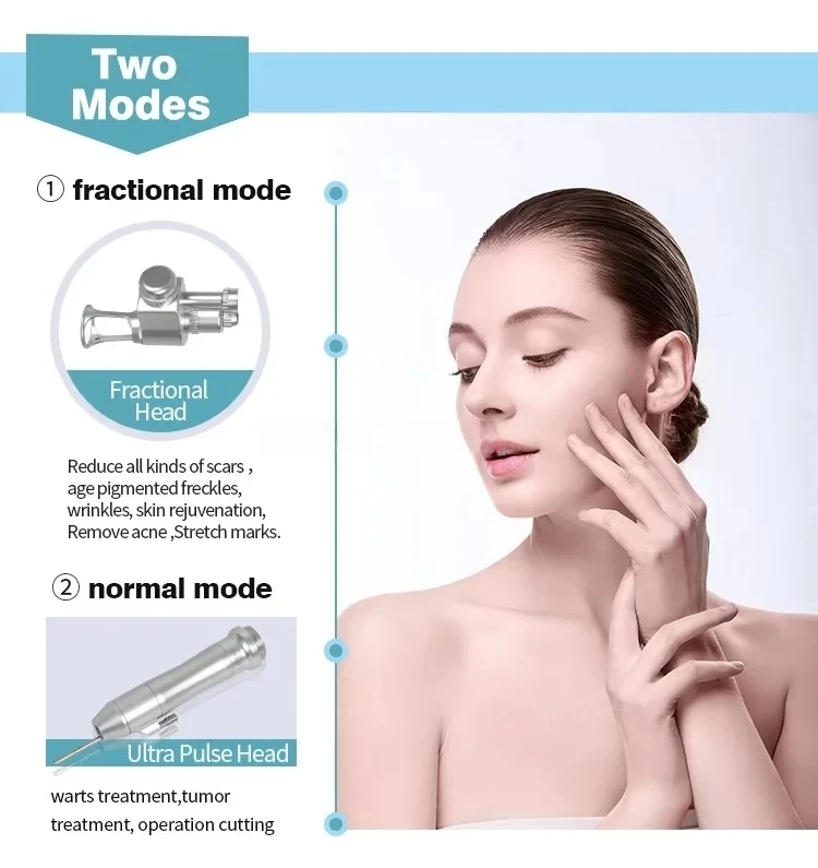 2026 Fractional CO2 Laser Machine 10600nm Professional CO2 Laser Beauty Machine for Scar Removal Skin Tightening Acne Treatment