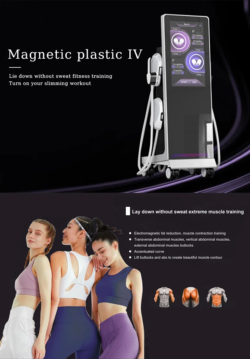 2026 High Intensity 6500W Body Shaping Machine RF Technology Muscle Stimulation Fat Reduction Slimming Beauty Equipment