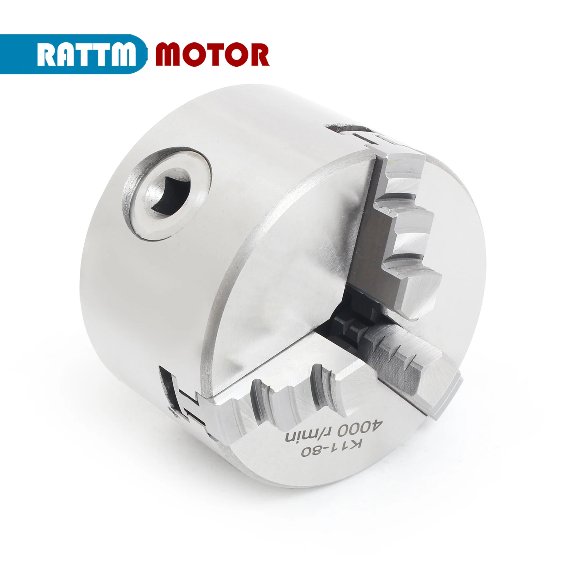 3 Jaw 4 Jaws CNC Lathe Chuck Self-Centering K11 80mm 100mm K12-100mm Manual Chuck Tool