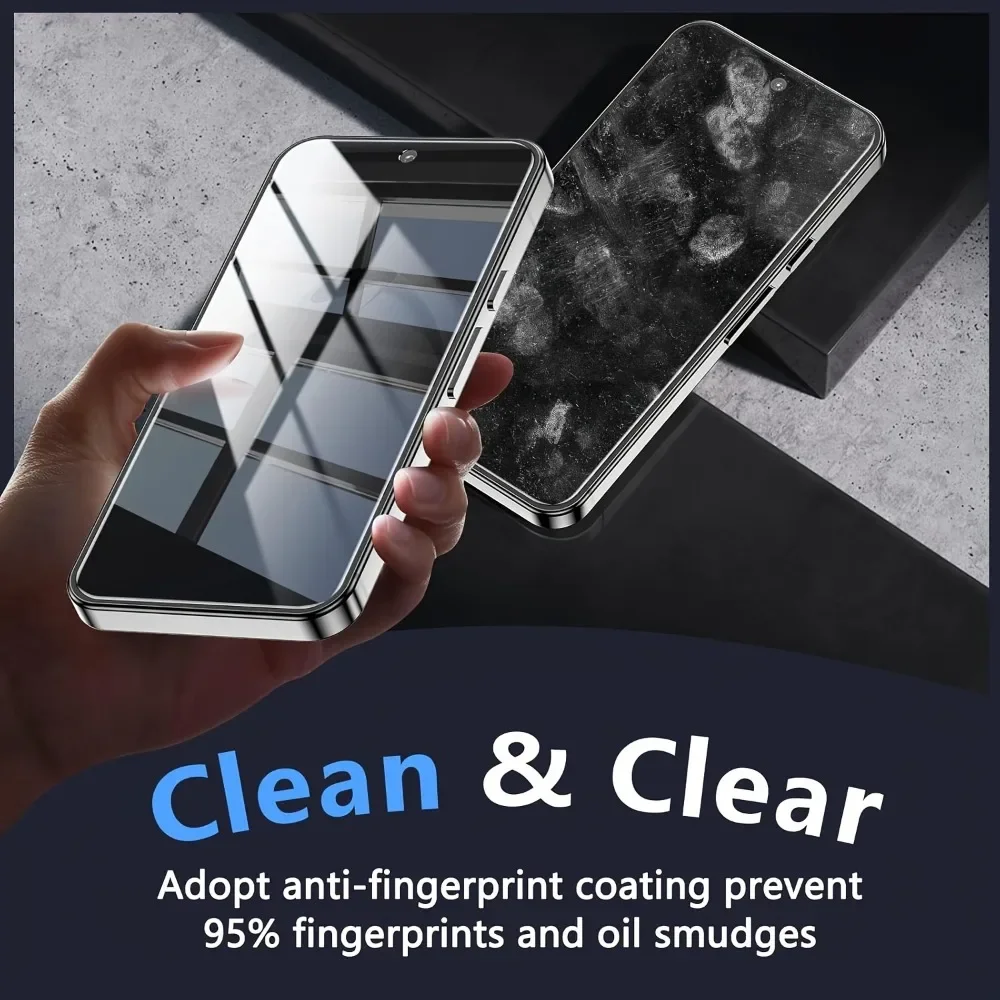 2Pcs Privacy Screen Protector for Google Pixel 9 Pro XL 8a 7a 6a 5 5G Tempered Glass Anti-Spy Screen Film