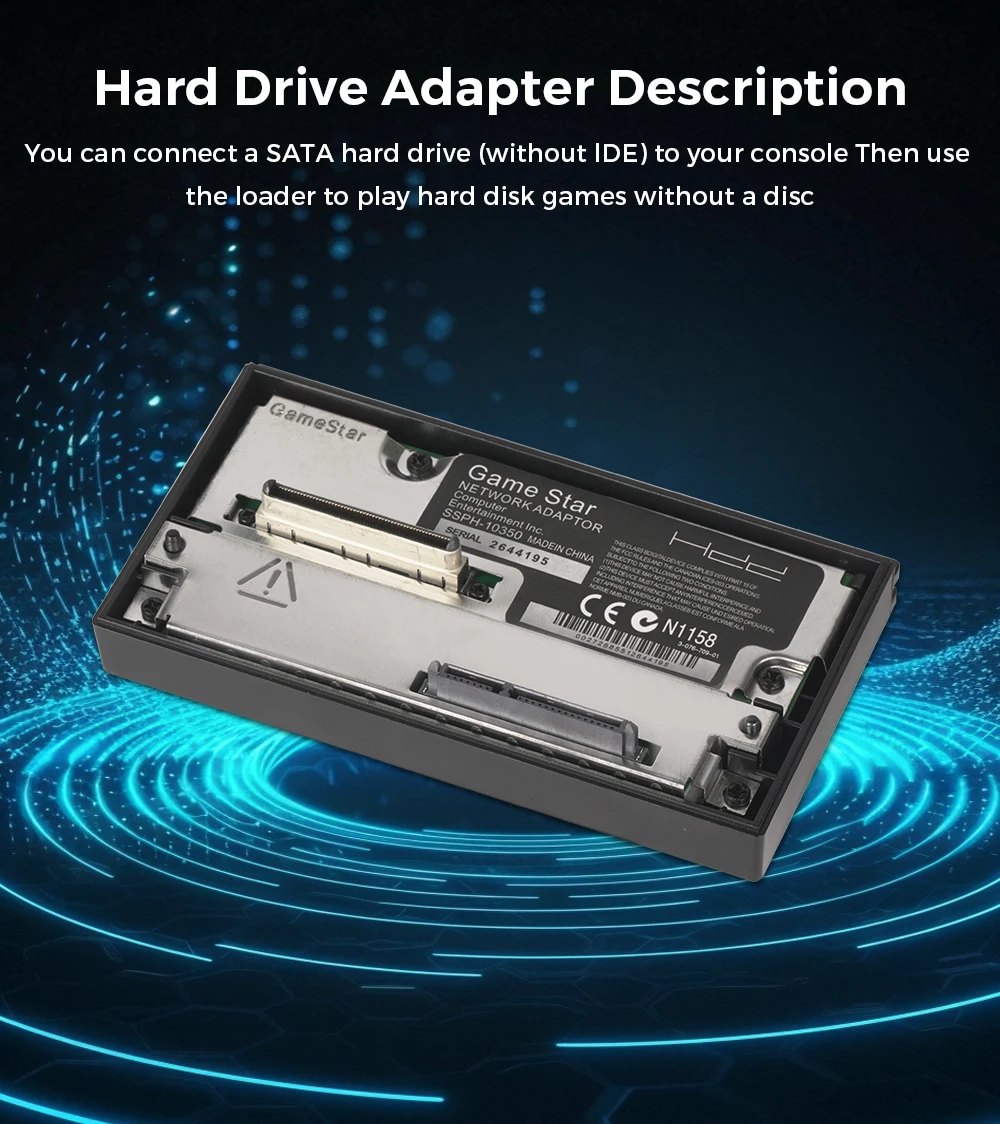 Haute42 SATA IDE Interface Network Adapter For Sony PS2 PlayStation2 Fat Game Console Sata HDD Hard Disk Connector Plug Adapter