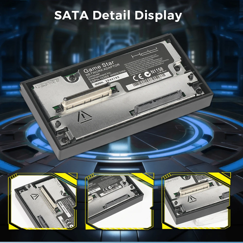 Haute42 SATA IDE Interface Network Adapter For Sony PS2 PlayStation2 Fat Game Console Sata HDD Hard Disk Connector Plug Adapter