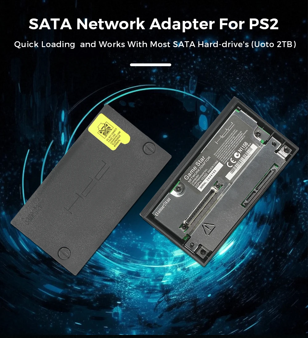 Haute42 SATA IDE Interface Network Adapter For Sony PS2 PlayStation2 Fat Game Console Sata HDD Hard Disk Connector Plug Adapter