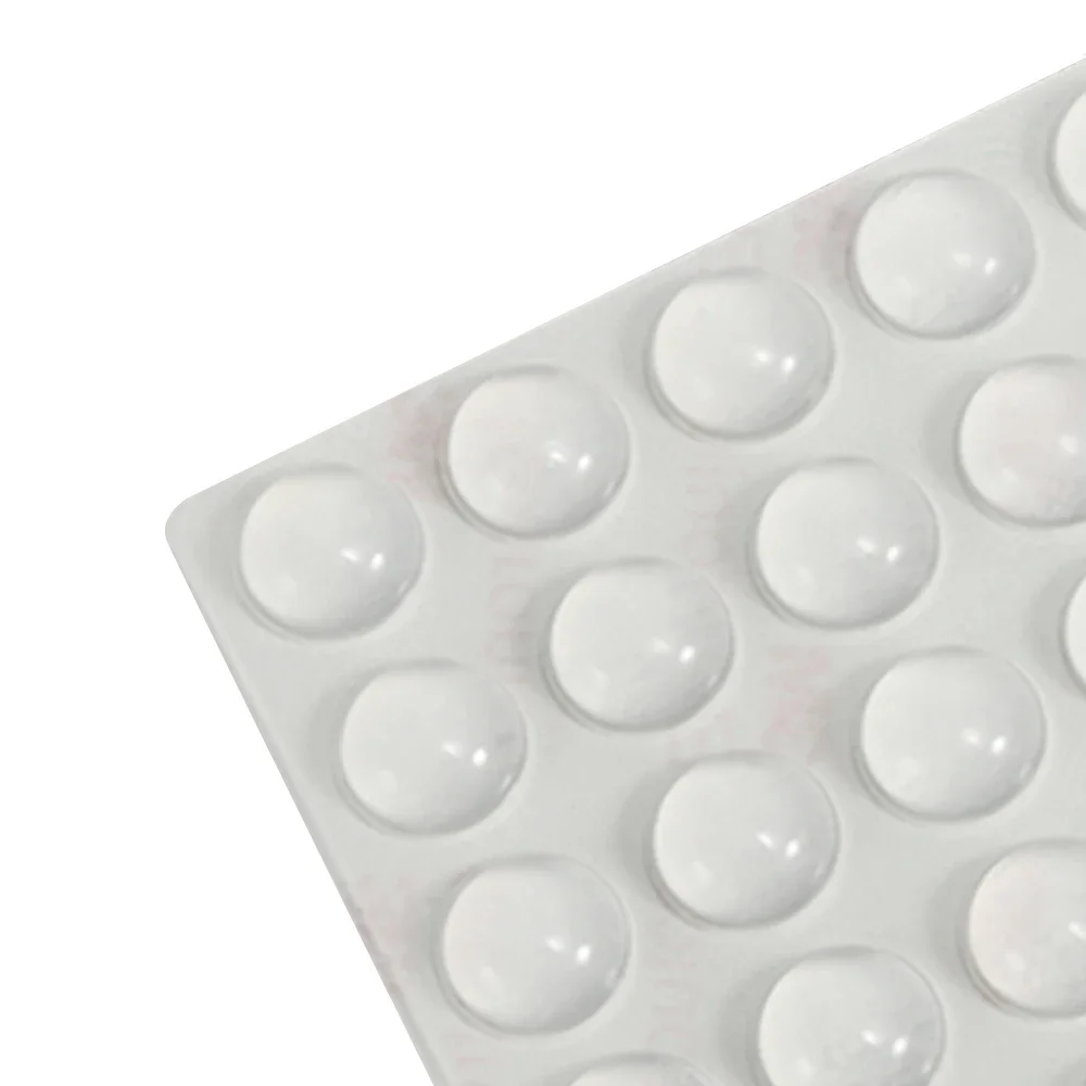 100-300pcs Self-Adhesive Clear Door Stop Rubber Damper Buffer Cabinet Bumpers Silicone Furniture Dots Cushion Protective Pads