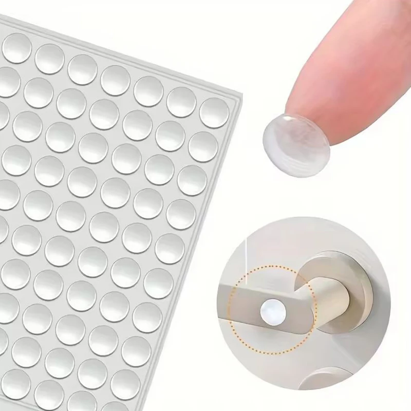 100pcs Soft Silicone Rubber Anti Slip Bumpers Feet Pads Damper Buffer Cabinet Bumpers Silicone Furniture Pads Drawer Door Pad