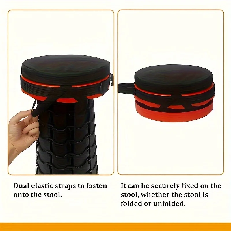 Extendable Stool Seat Cushions, Travel Cushions, Oxford Cloth Cushions, Sponge Cushions (Excluding Folding Stools)