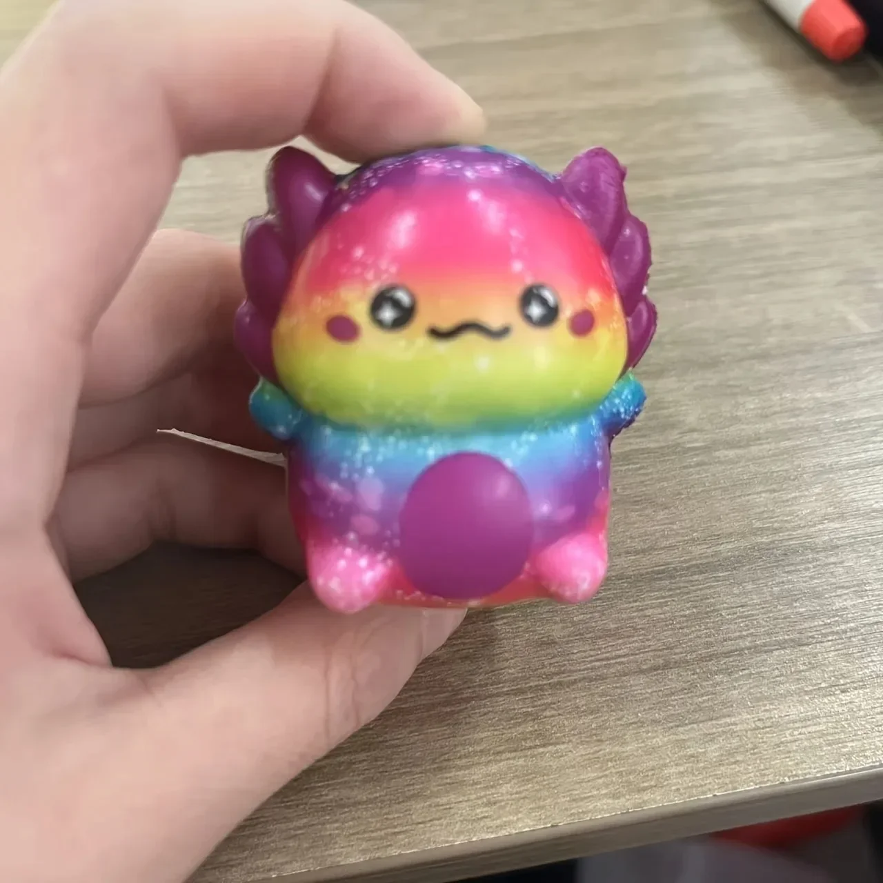 Hot 6/12PCS Kids Adult Mini Kawaii Newt Cute Stress Relief Squeeze Toys Random Slow Rising Toy Carnival Goodie Party Send Gift