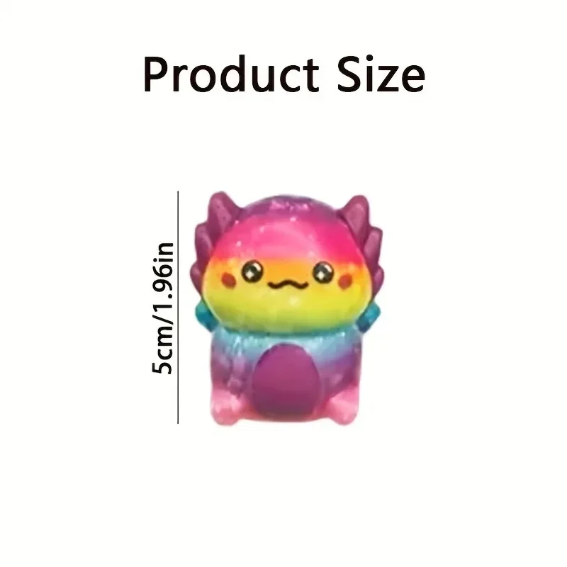 Hot 6/12PCS Kids Adult Mini Kawaii Newt Cute Stress Relief Squeeze Toys Random Slow Rising Toy Carnival Goodie Party Send Gift