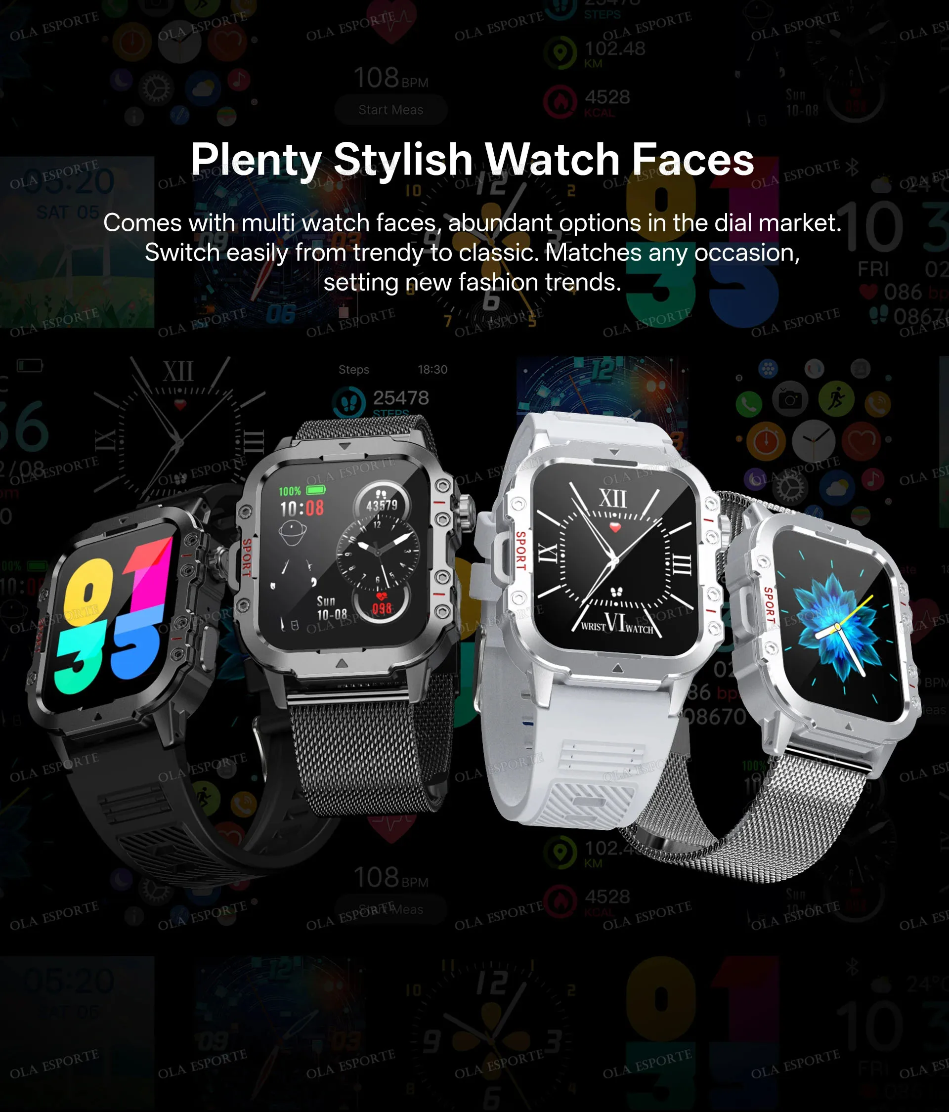 2026 New Military-grade Smart Watch Men GPS Flashlight 3ATM Waterproof Watch Bluetooth Call 100+Sport Outdoor Smartwatch Pk HT30