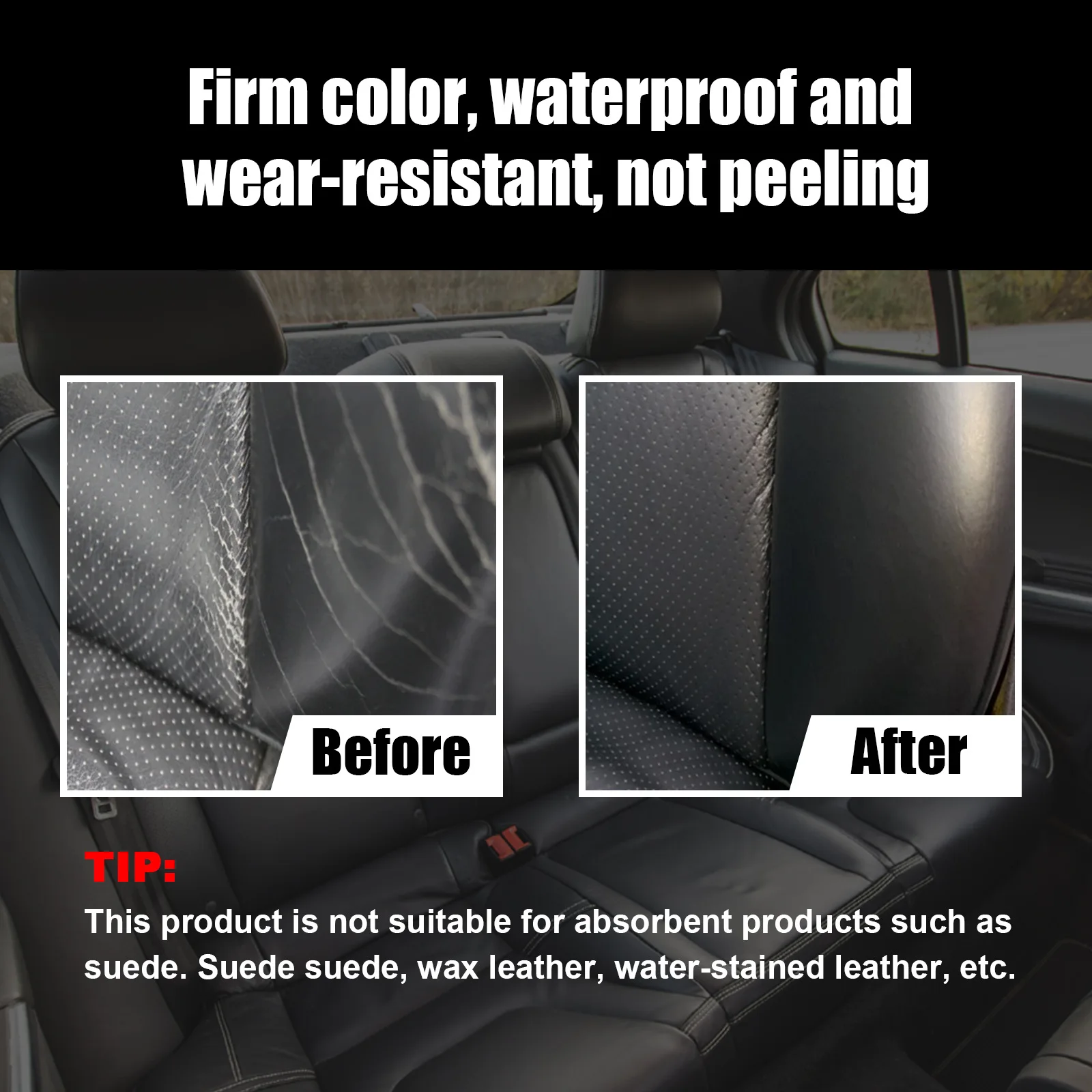 20ml Car Leather Repair Paste Filler Car Seat Leather Complementary Refurbishing Paste Sofa Coats Scratch Cracks Restoration
