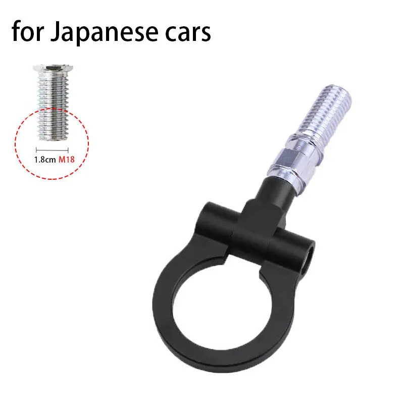 Colors Universal Racing Tow Hook Front Rear Car Trailer Hook Car Traction Hook M16 for European Cars M18 for Japanese Cars