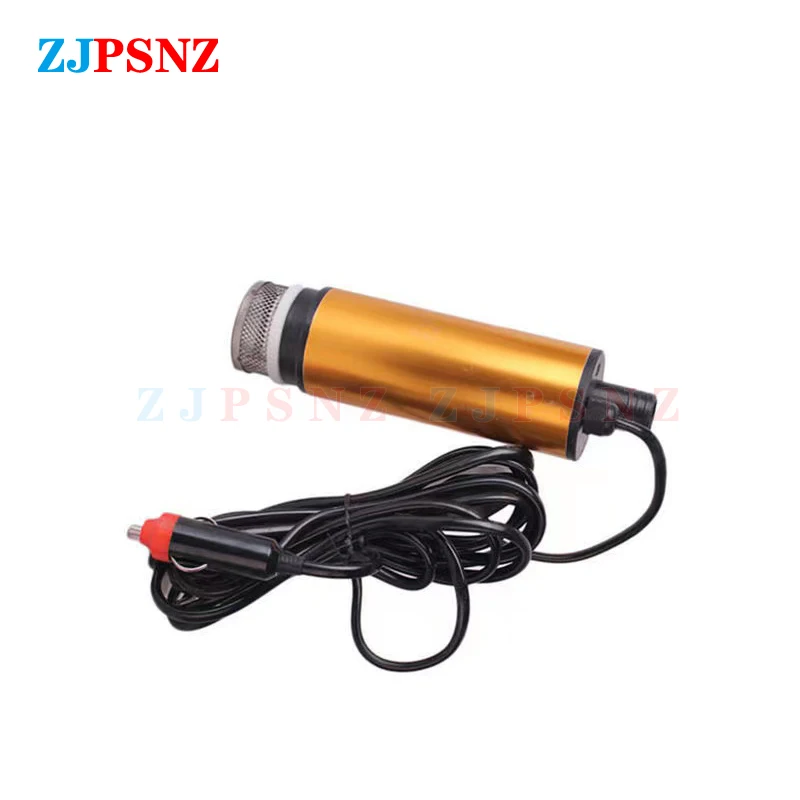 Portable Electric Submersible Pump 12V 24V Diesel Oil Water Sewage Water Transfer Pump Fuel Pump Kit for Car Camping Fishing RV