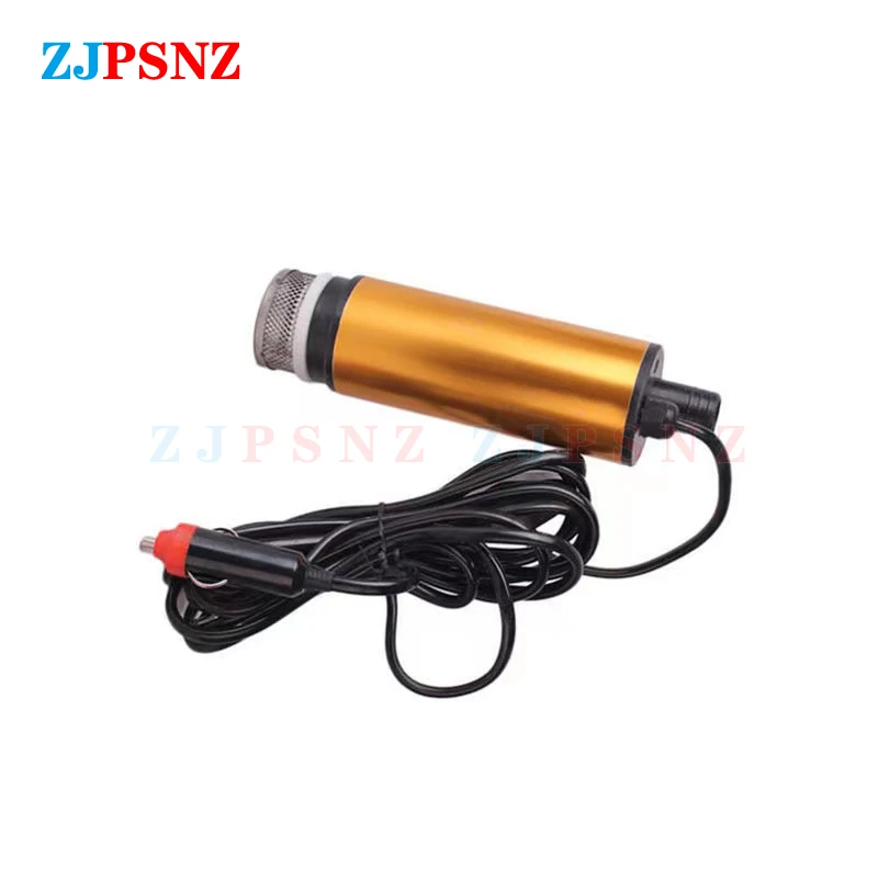 Portable Electric Submersible Pump 12V 24V Diesel Oil Water Sewage Water Transfer Pump Fuel Pump Kit for Car Camping Fishing RV