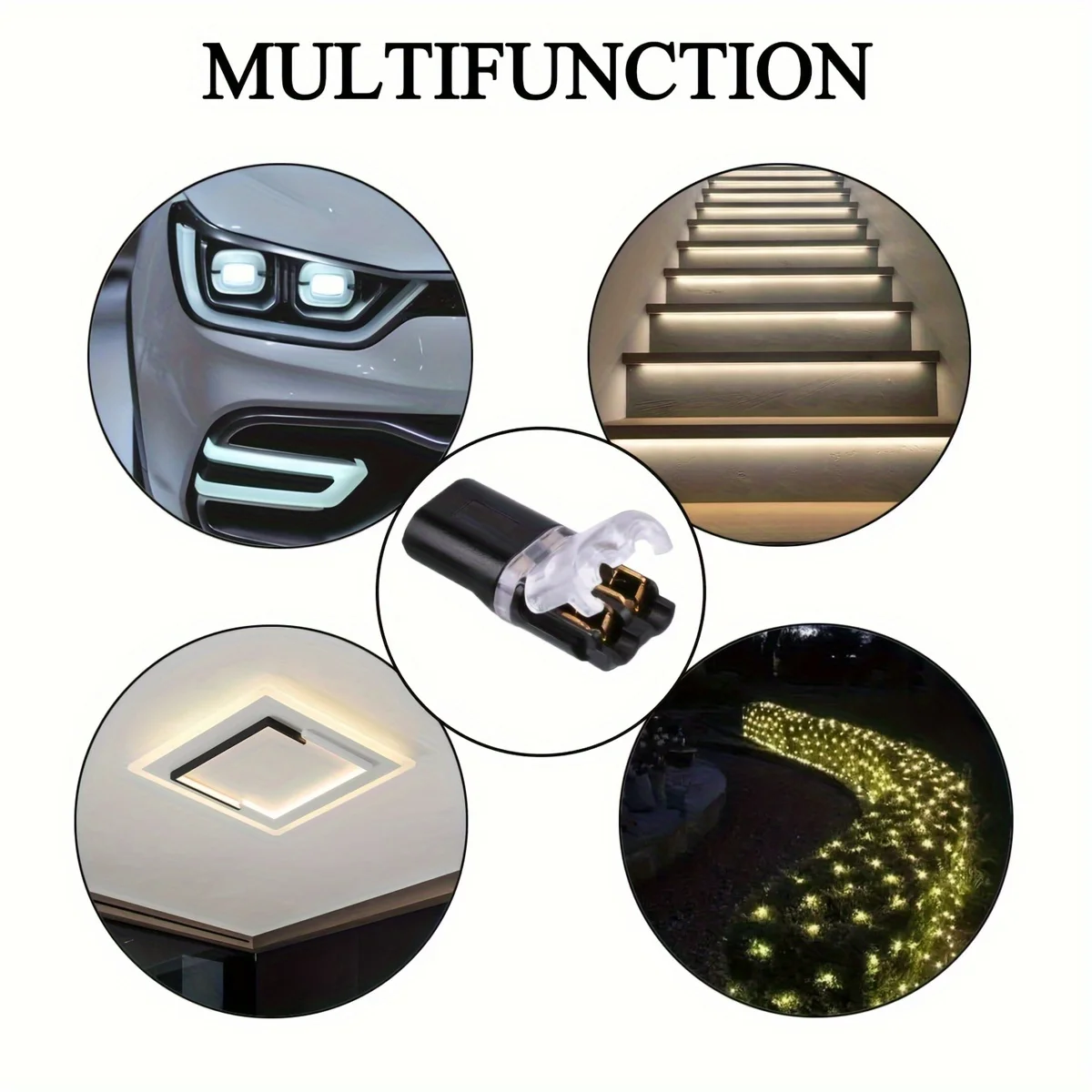 100pcs Electric Wire Connector No Strip Quick Dual Line Cable Interconnection Detachable Automotive Terminal Plug