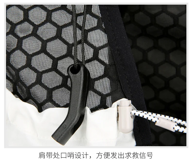 Reflective Running Hydration Vest Cycling Backpack for Outdoor Sports Climbing Hiking Mtb Road Bike - Adjustable Vest Bag