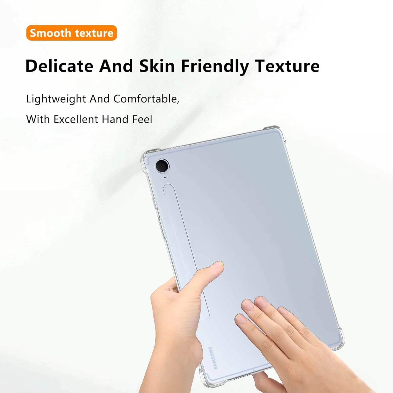 Tablet Cover for Samsung Galaxy Tab A11/A9/A11 Plus/S6 Lite/A8/A7/A7 Lite Slim TPU Anti-Yellowing Silicone Transparent case