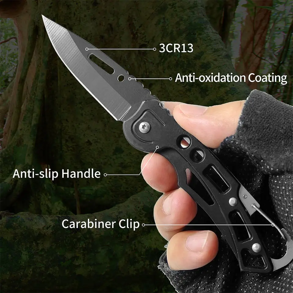 Outdoor Eagle Claw Knife Curved Detached Express Short Personalized Carrying Wolf Folding Knife Camping Survival Knife