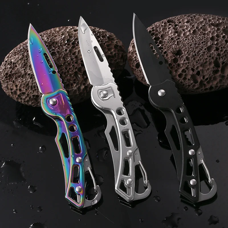 Outdoor Eagle Claw Knife Curved Detached Express Short Personalized Carrying Wolf Folding Knife Camping Survival Knife
