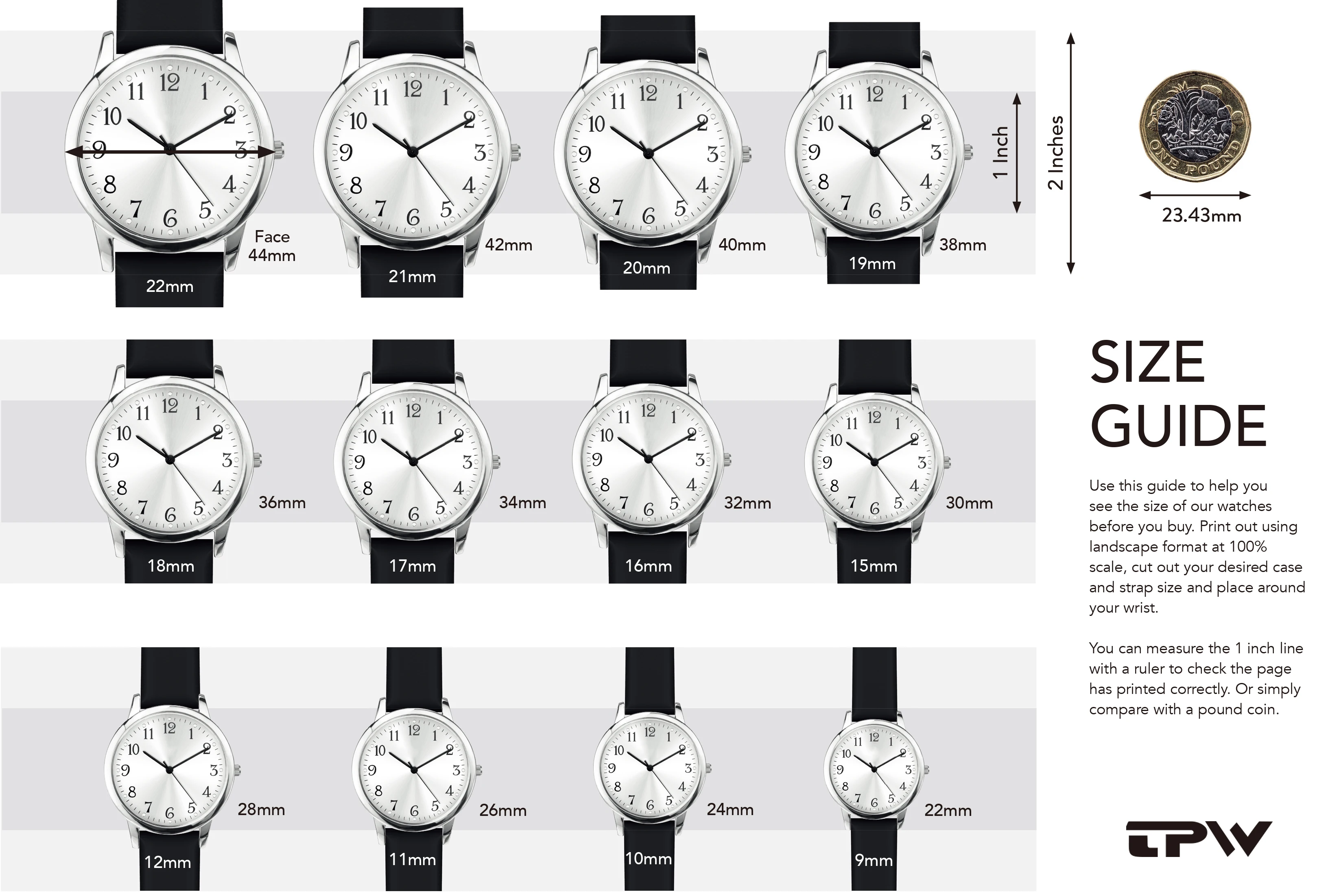 2026 TPW 40mm Field Watch - Easy Reading Fabric Strap Quartz Movement with Luminous Rotating Bezel Date & Day Functions