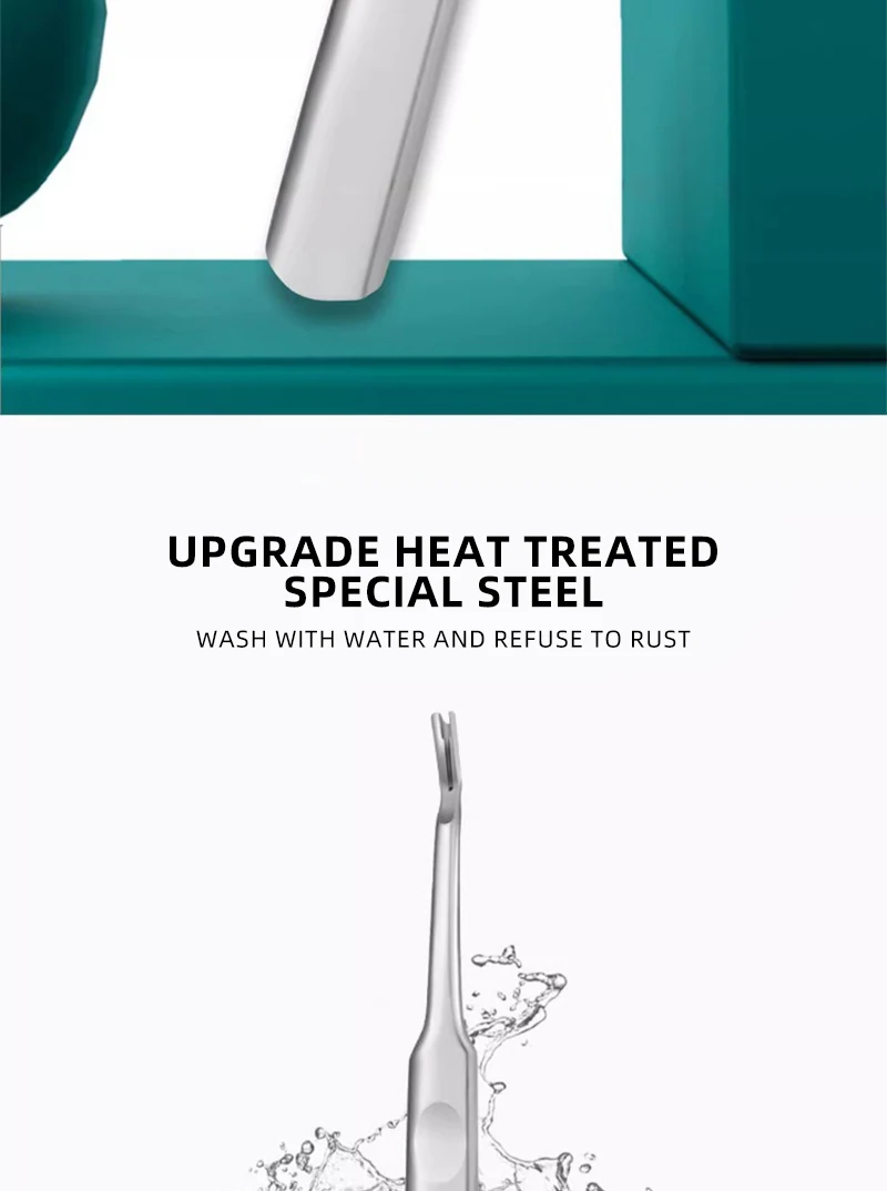 metal Cuticle Pusher Dead Skin Remover Nail Care Tool for Manicure