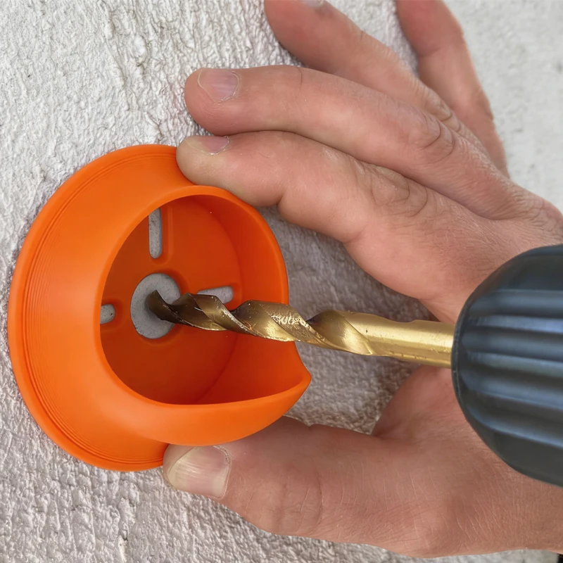 High-Efficiency Wall Drilling Dust Collector Large-Capacity Anti-Slip Drill Bit Dust Collector Universal Type Easy to Install