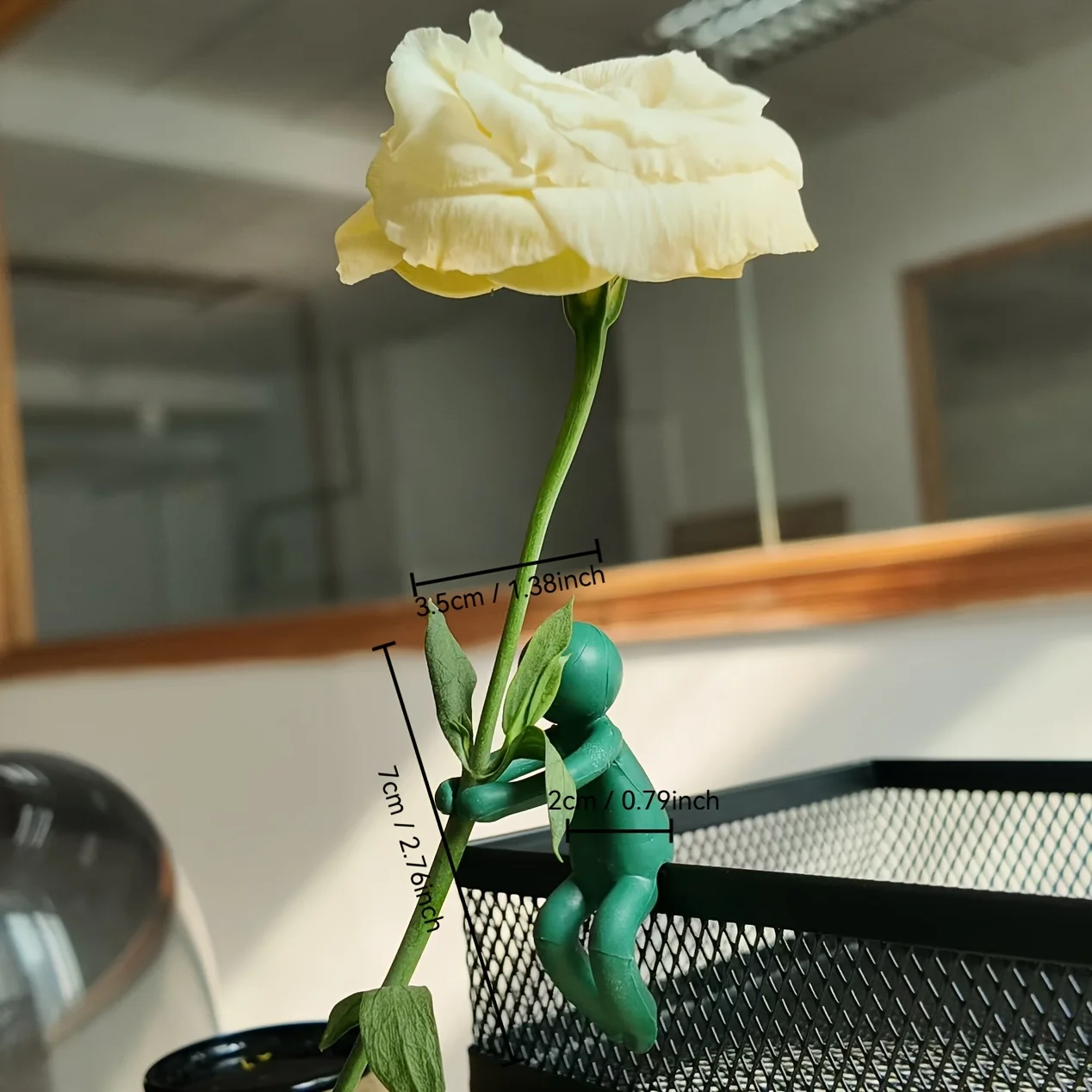 Human Shaped Plant Support Stand, Colorful Plastic Vine Fixing Holder, Reusable Indoor Potted Plant Climbing Shaping Decor Frame