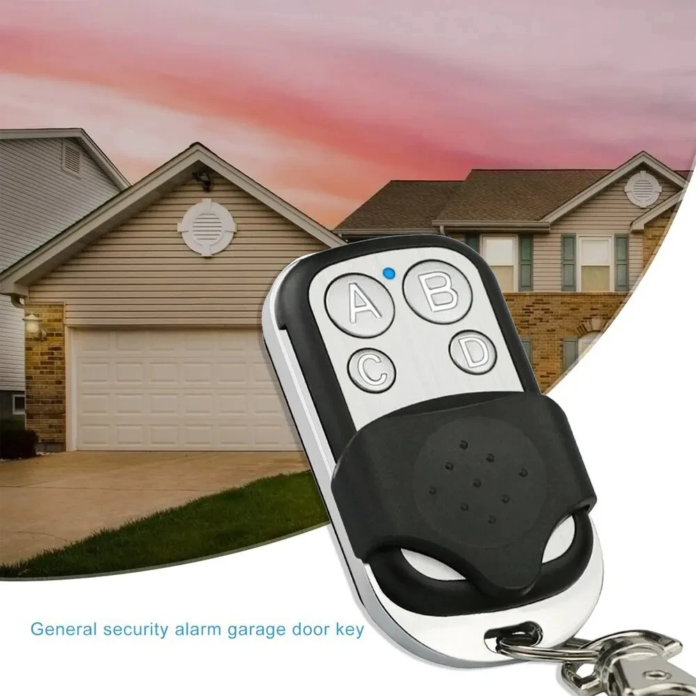 4Button 433MHz Universal Metal Push Button Remote Control Transmitter ABCD / Lock Unlock 4 Buttons Garage Door Opener Remote