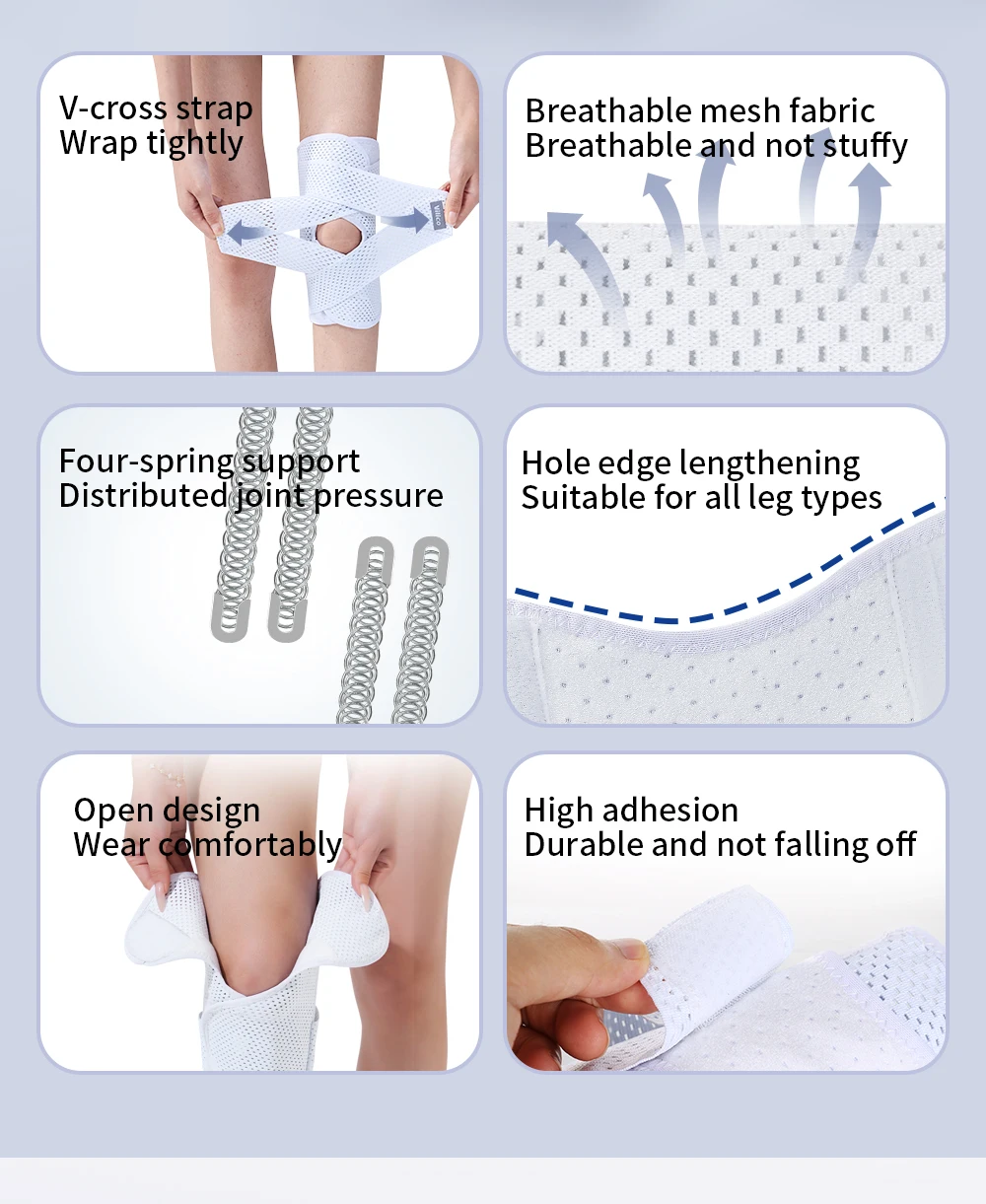 Outdoor Sports Knee Pads Summer Thin Men's and Women's Basketball, Running, Hiking and Other Daily Sports Knee Covers