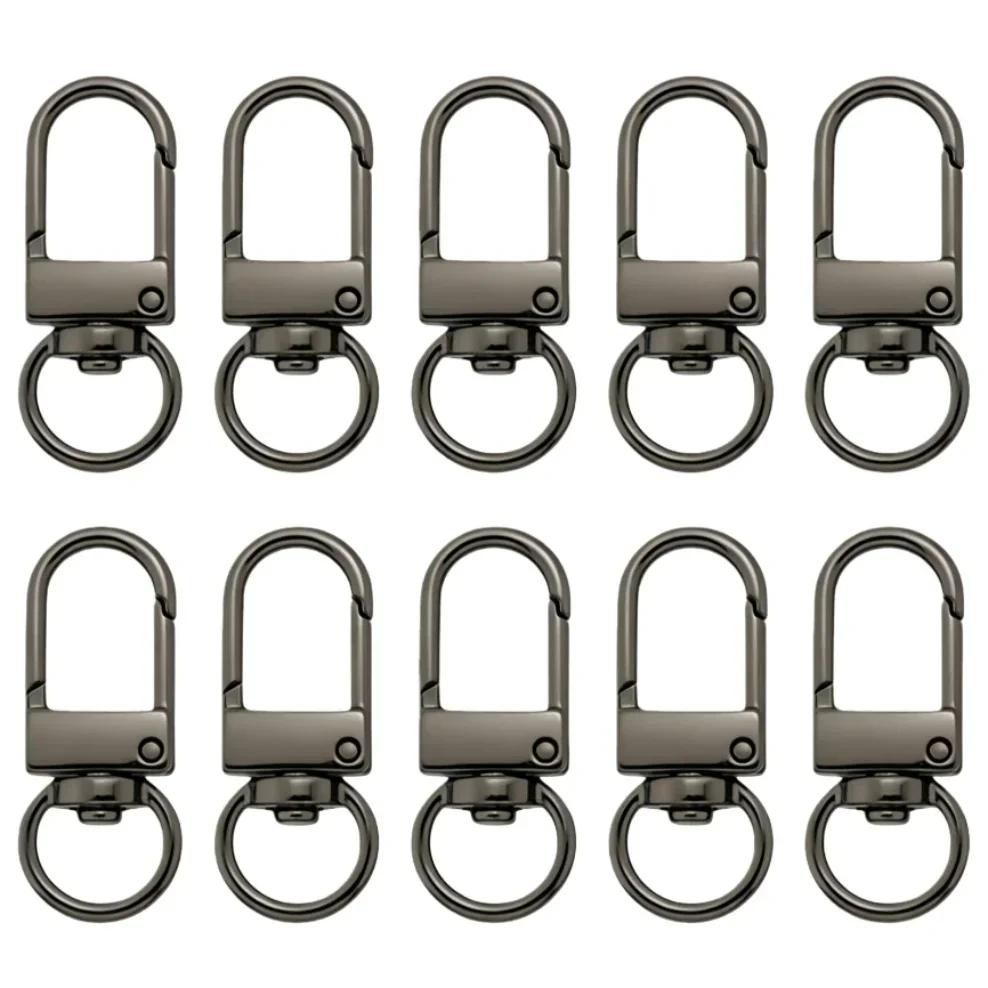 5-100Pcs Alloy Snap Lobster Clasp Hooks Keychain Findings for DIY Key Chain Necklace Bracelet Accessories Supplies Accessories