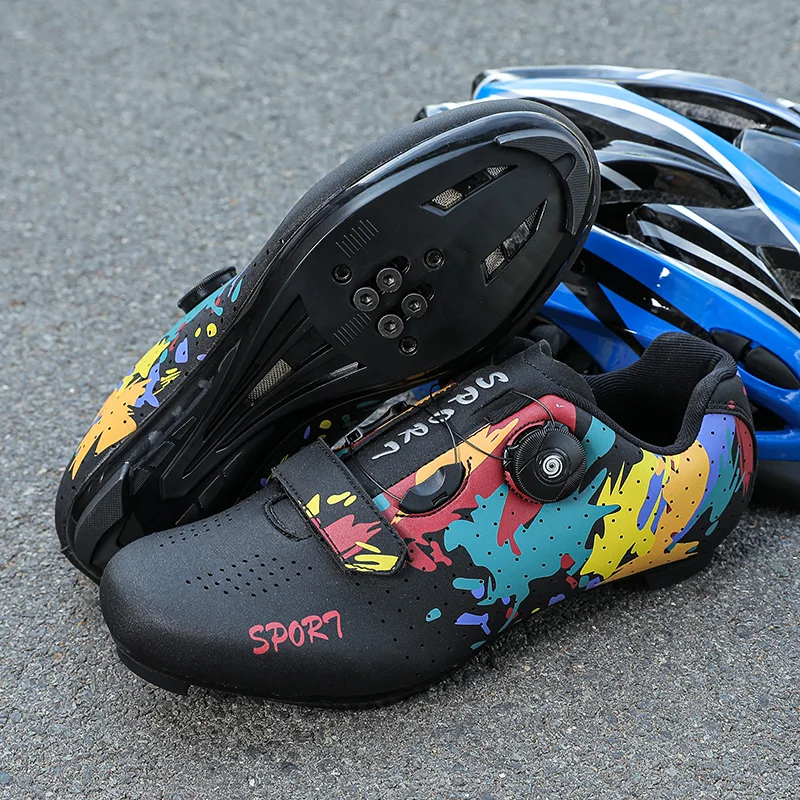 Men's Cycling Shoes MTB, Lightweight And Durable Mountain Cycling Shoes, Suitable For Outdoor Mountain Riding Unisex 37-46