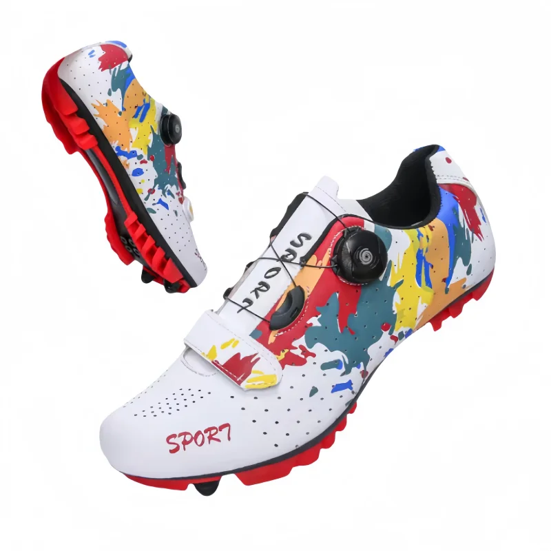 Men's Cycling Shoes MTB, Lightweight And Durable Mountain Cycling Shoes, Suitable For Outdoor Mountain Riding Unisex 37-46
