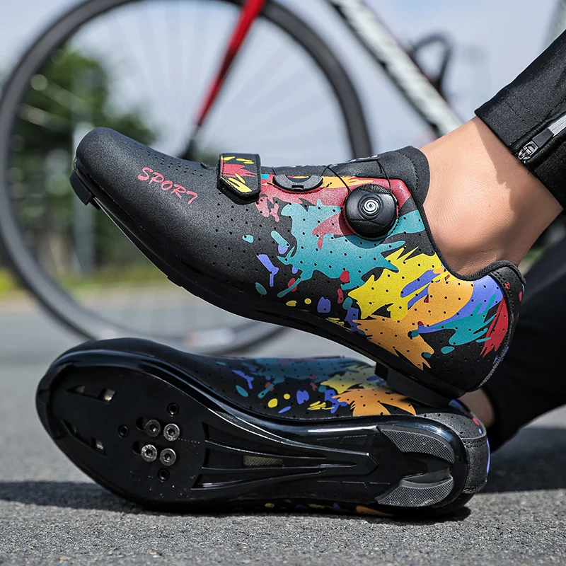 Men's Cycling Shoes MTB, Lightweight And Durable Mountain Cycling Shoes, Suitable For Outdoor Mountain Riding Unisex 37-46