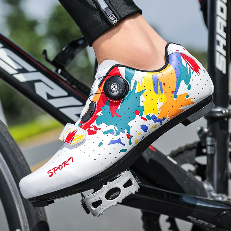 Men's Cycling Shoes MTB, Lightweight And Durable Mountain Cycling Shoes, Suitable For Outdoor Mountain Riding Unisex 37-46