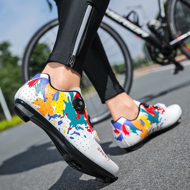 Men's Cycling Shoes MTB, Lightweight And Durable Mountain Cycling Shoes, Suitable For Outdoor Mountain Riding Unisex 37-46