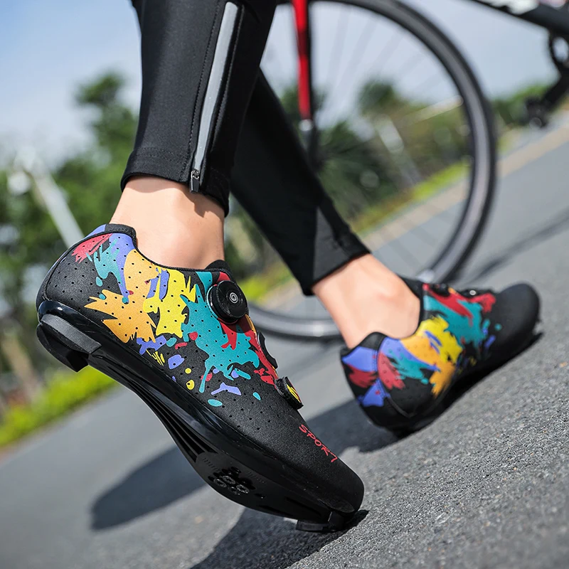 Men's Cycling Shoes MTB, Lightweight And Durable Mountain Cycling Shoes, Suitable For Outdoor Mountain Riding Unisex 37-46