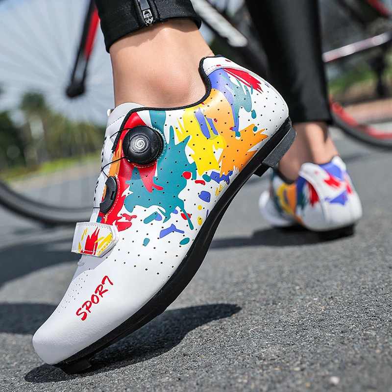 Men's Cycling Shoes MTB, Lightweight And Durable Mountain Cycling Shoes, Suitable For Outdoor Mountain Riding Unisex 37-46